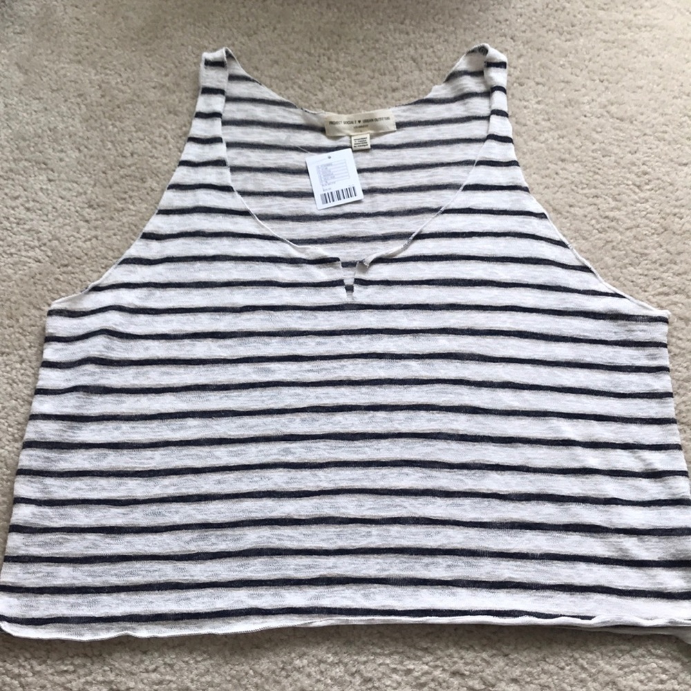 UO Project Social T Striped Tank Top